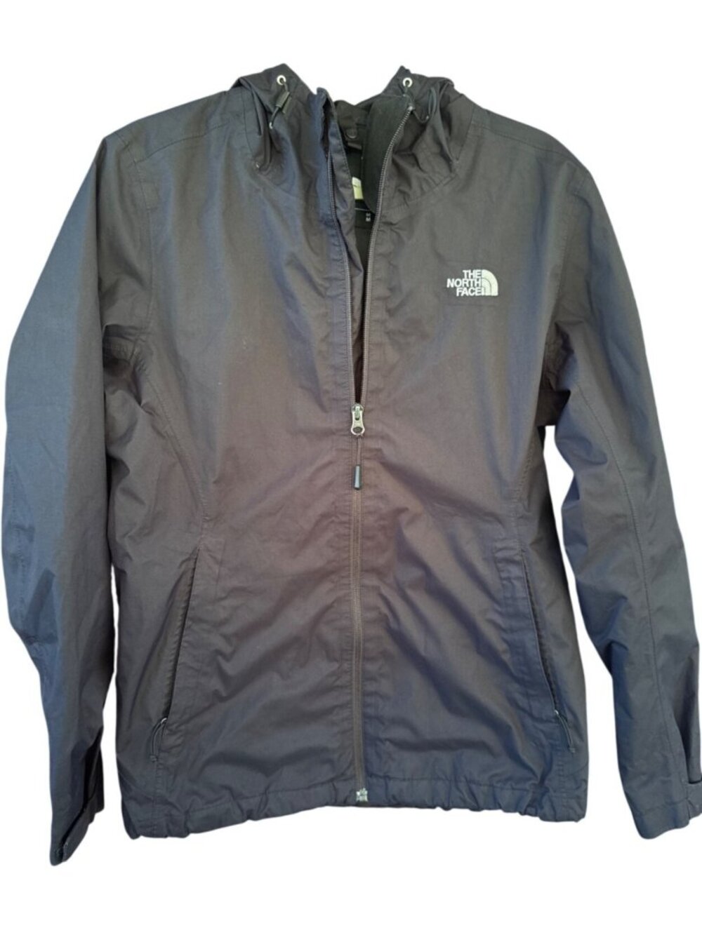 The North Face Arrowood Rain Jacket Womens Medium Black Hooded Softshell